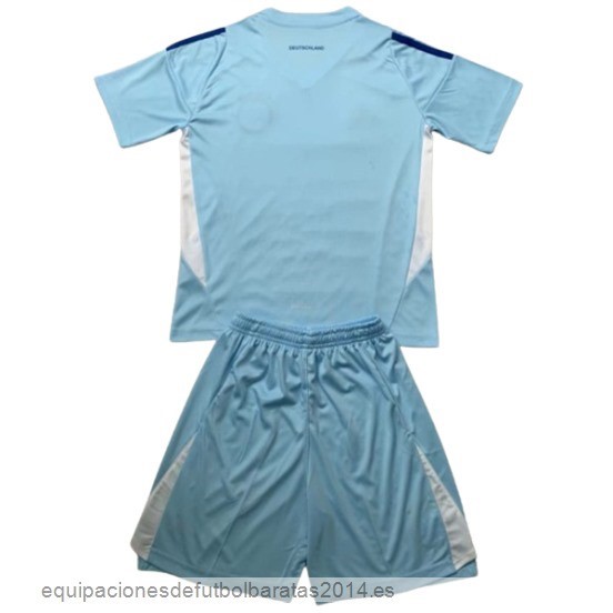 Nuevo Portero Conjunto De Hombre Alemania 2024 Azul Baratas